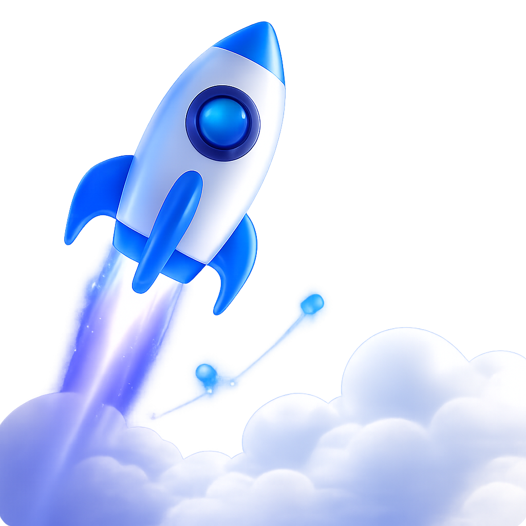 Rocket growth illustration
